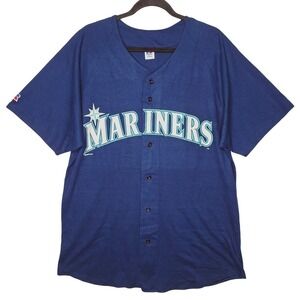 Vintage 1997 Seattle Mariners GRIFFEY 24 Jersey Russell Athletics XL USA Made